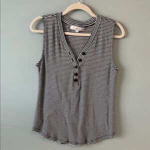 LOFT Striped Tank Top